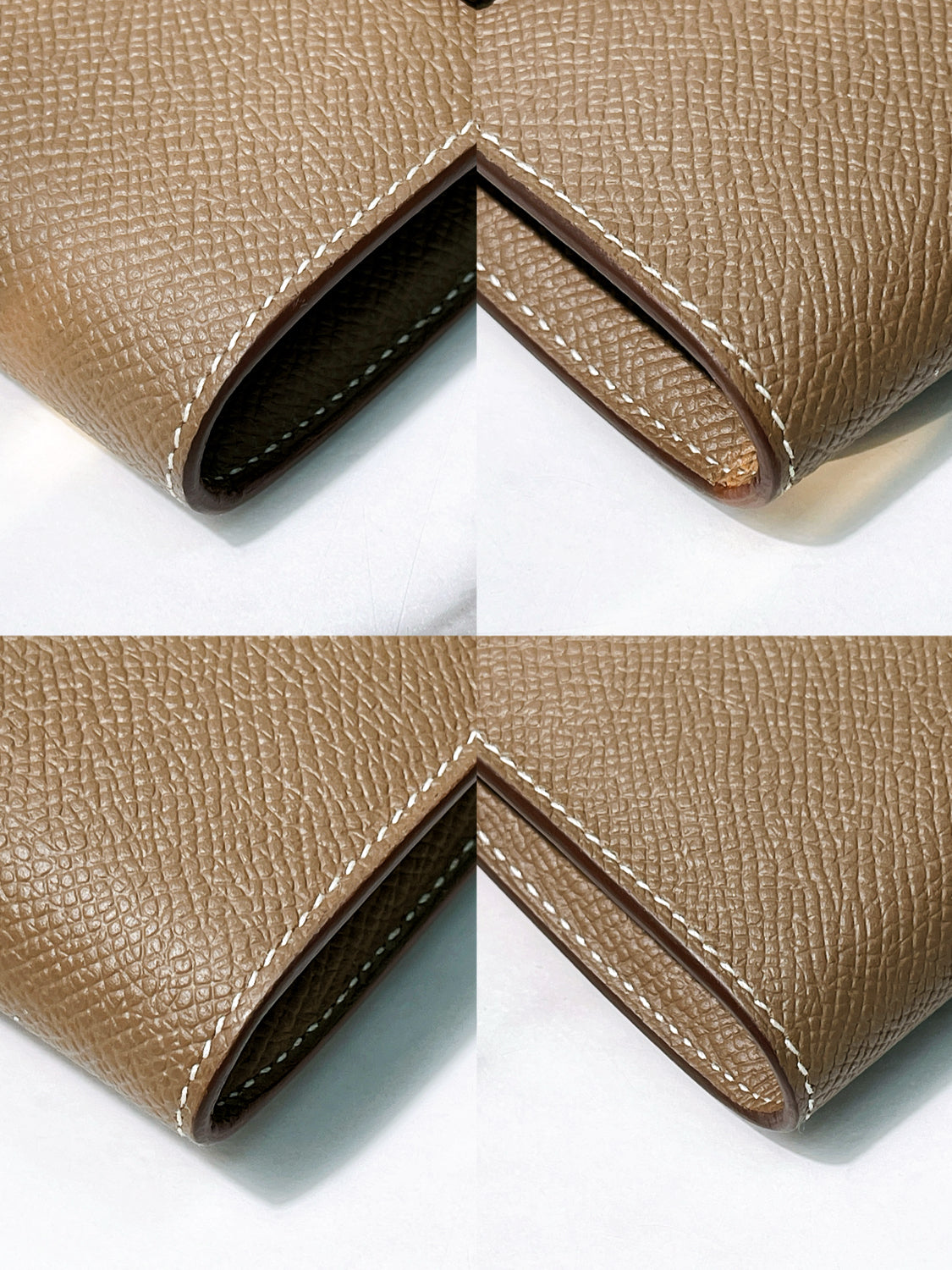 HERMES KELLY LONG WALLET ETOUPE/GOLD