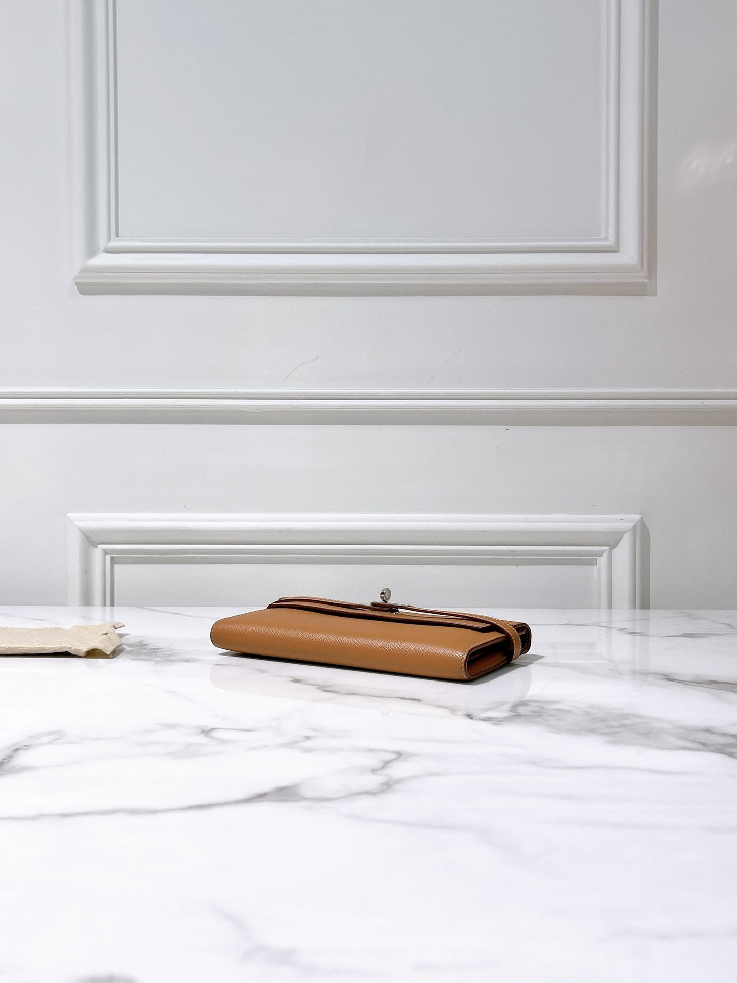 HERMES KELLY LONG WALLET GOLD/GOLD