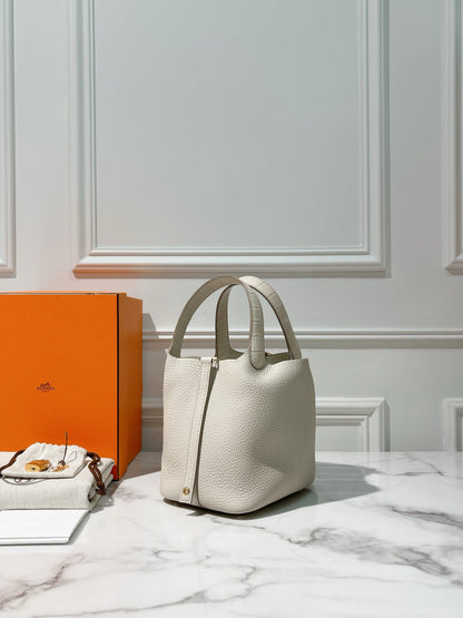 HERMES PICOTIN 18 TOUCH BETON/GOLD