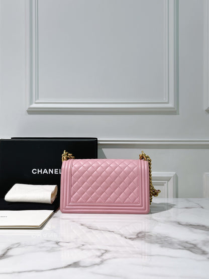 CHANEL LEBOY, PINK/GOLD