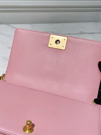 CHANEL LEBOY, PINK/GOLD