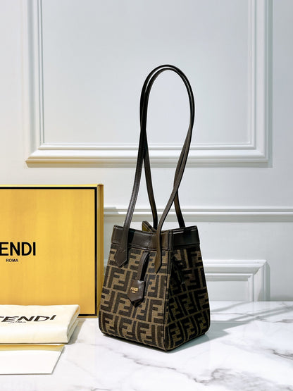 FENDI ORIGAMI MINI BUCKET BAG