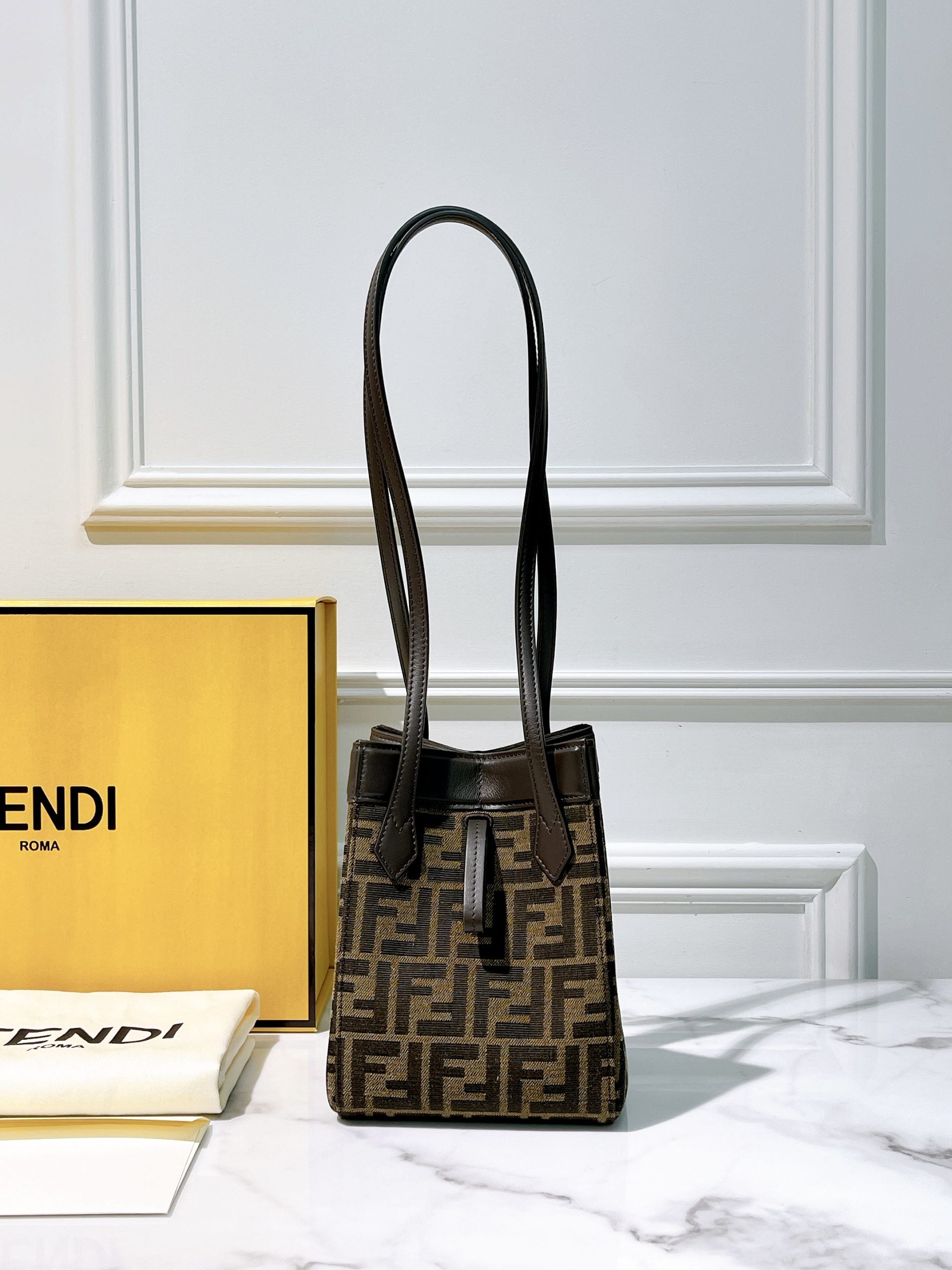 FENDI ORIGAMI MINI BUCKET BAG