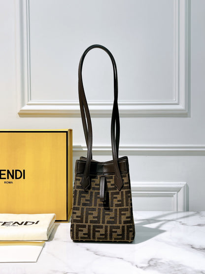 FENDI ORIGAMI MINI BUCKET BAG