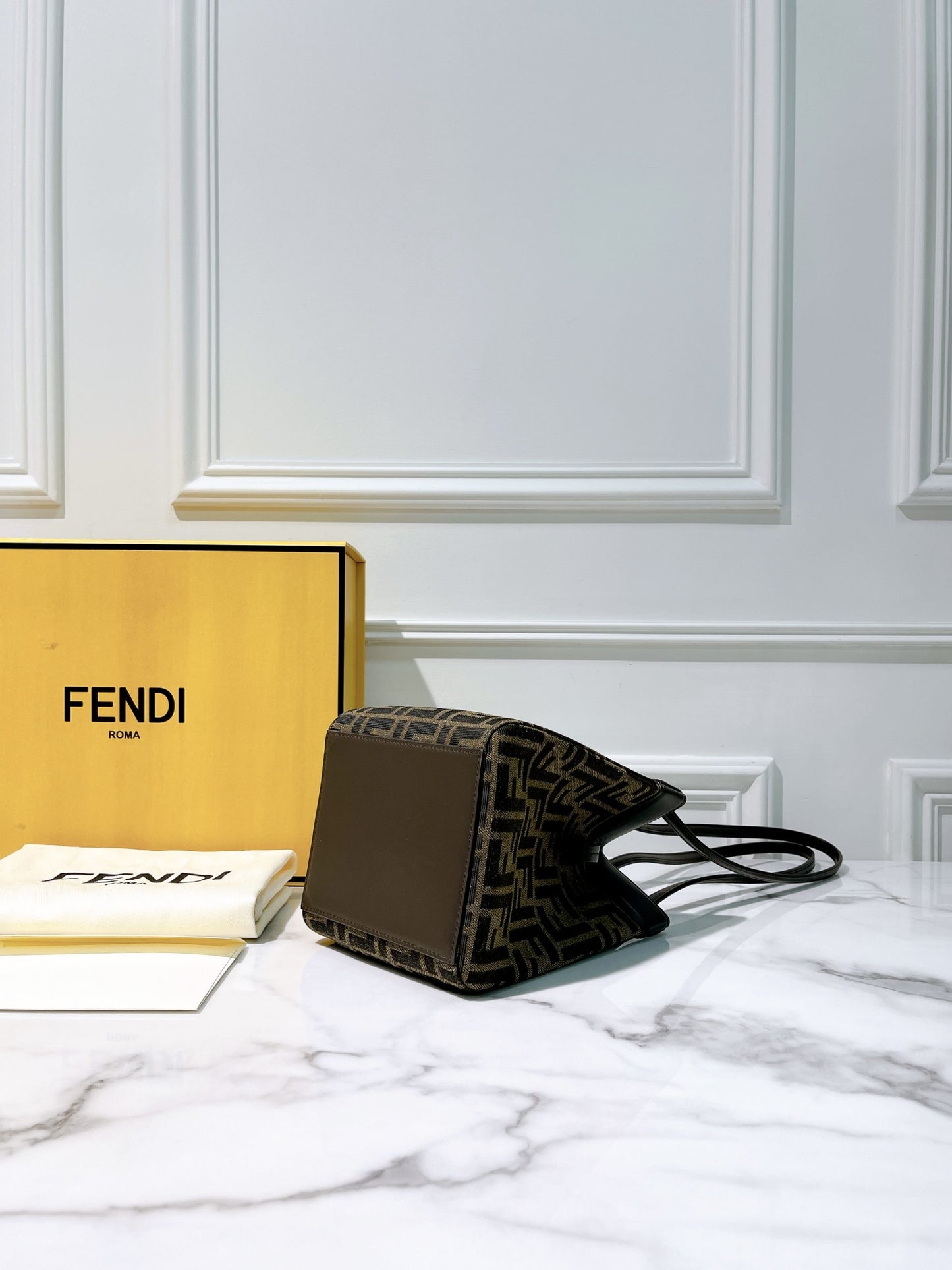 FENDI ORIGAMI MINI BUCKET BAG