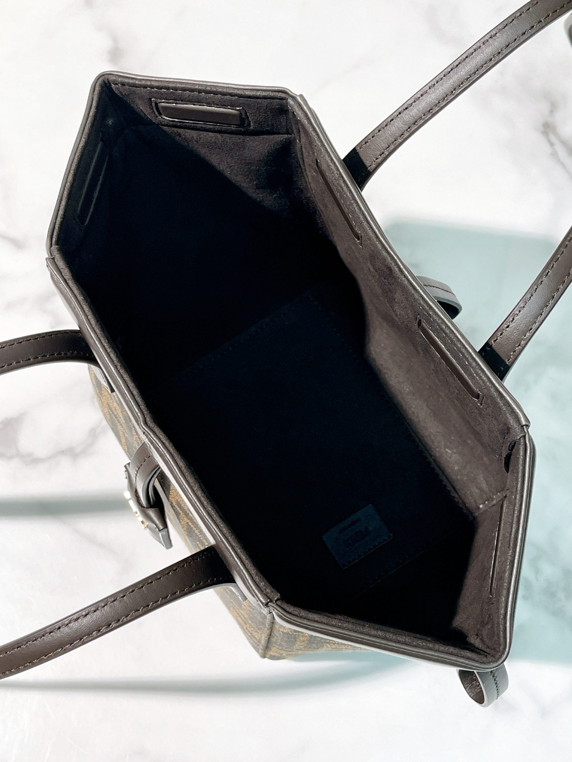 FENDI ORIGAMI MINI BUCKET BAG