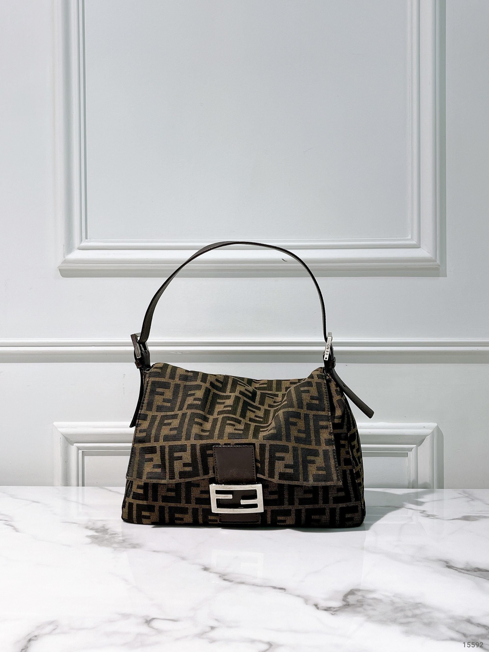 FENDI VINTAGE ZUCCA SHOULDER BAG