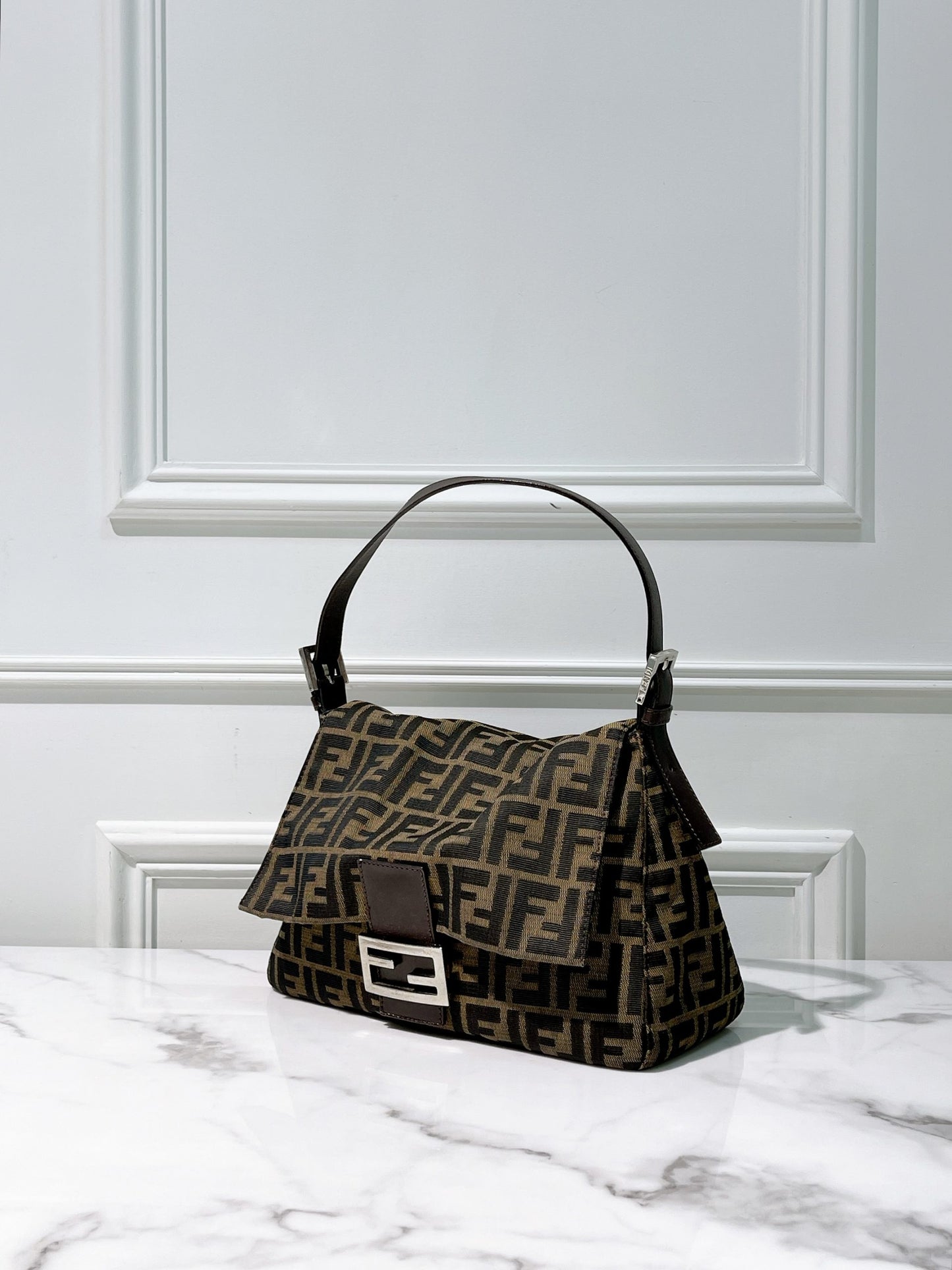 FENDI VINTAGE ZUCCA SHOULDER BAG