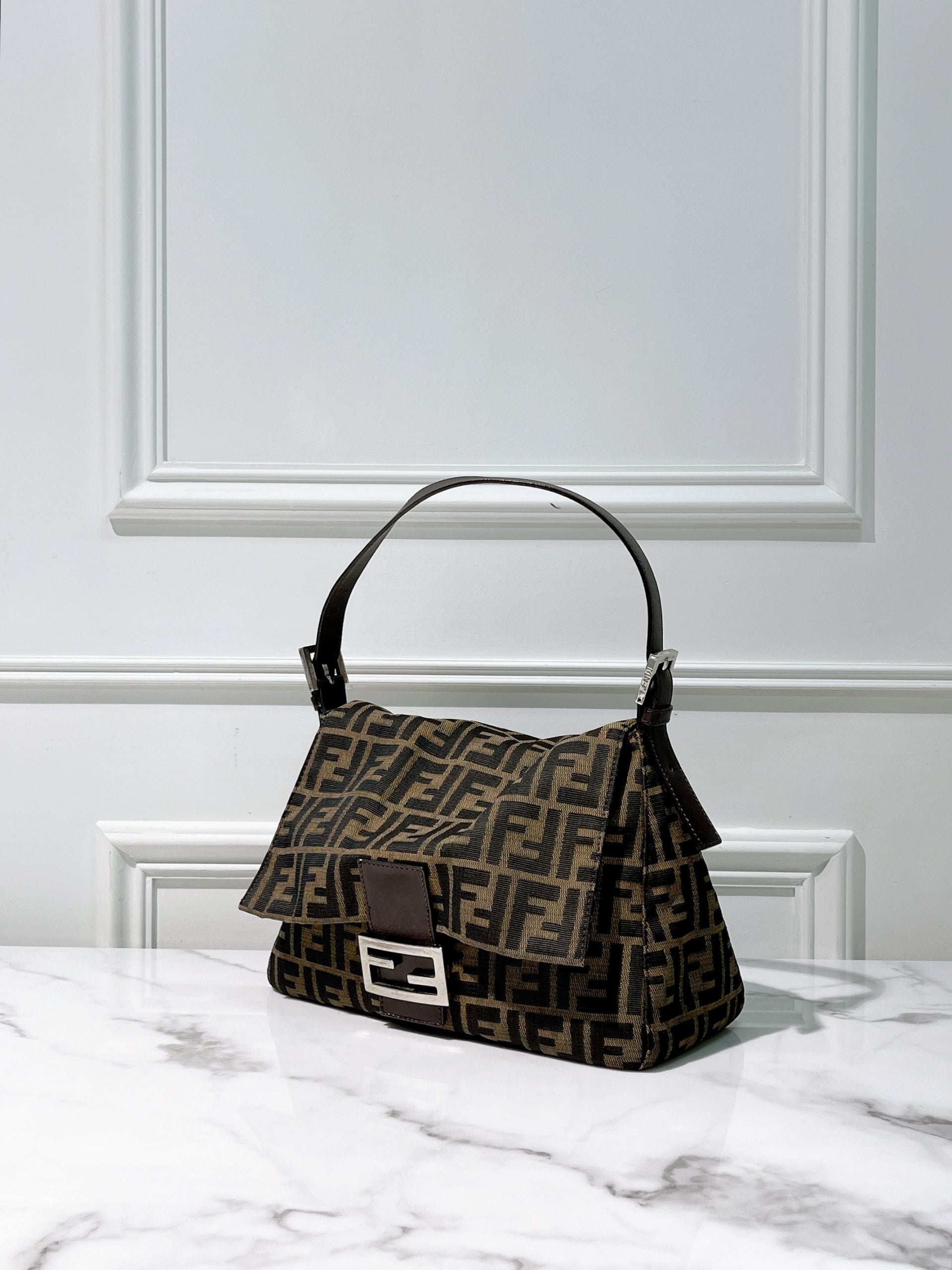 FENDI VINTAGE ZUCCA SHOULDER BAG