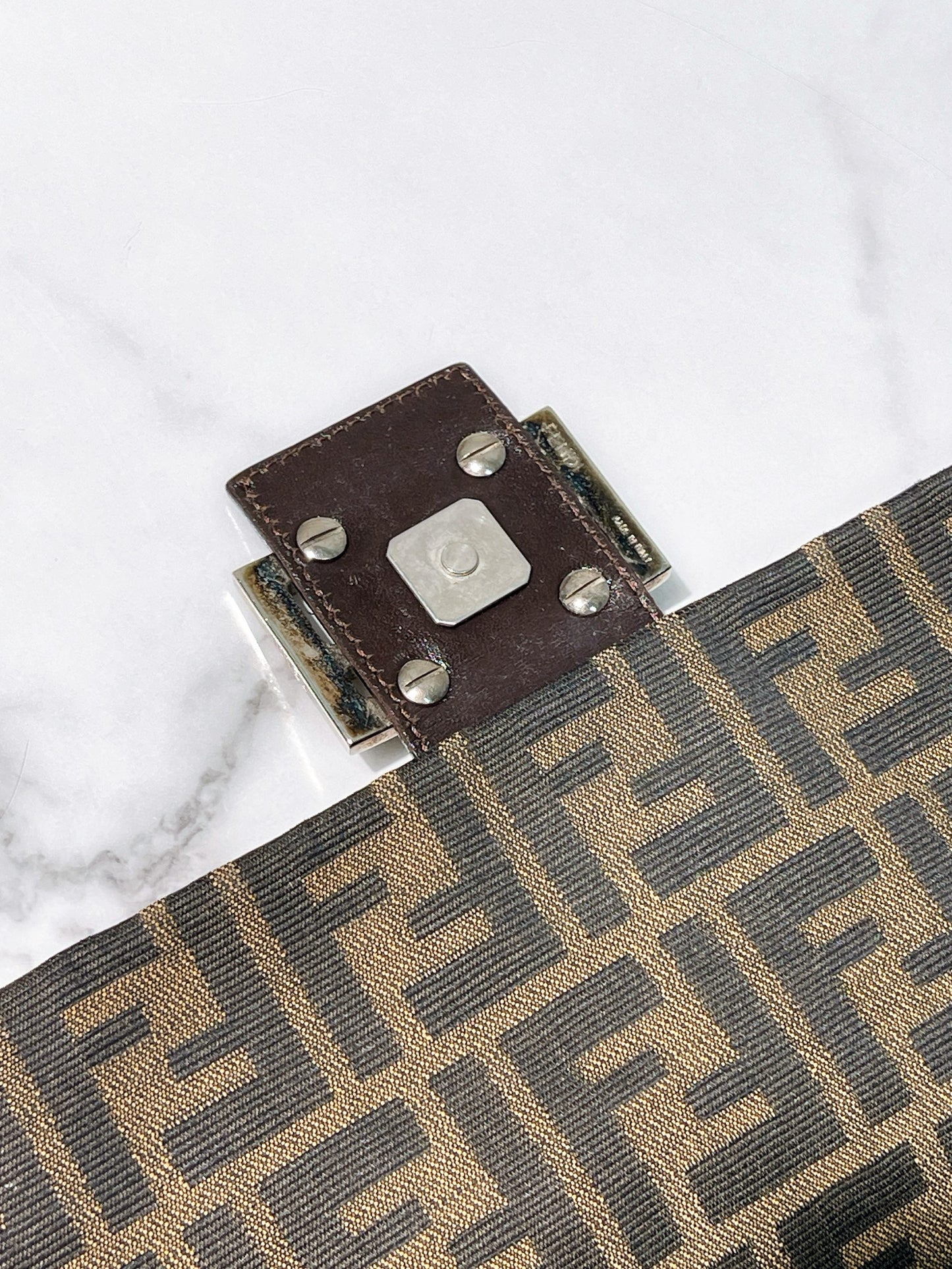 FENDI VINTAGE ZUCCA SHOULDER BAG