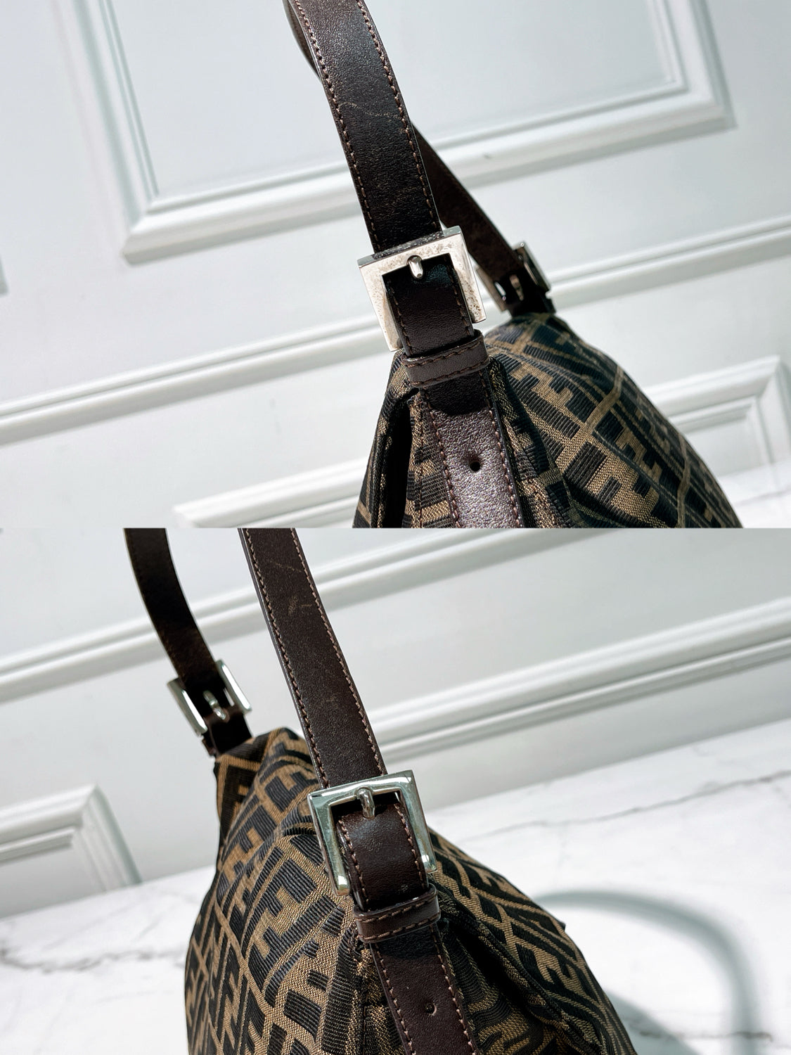 FENDI VINTAGE ZUCCA SHOULDER BAG