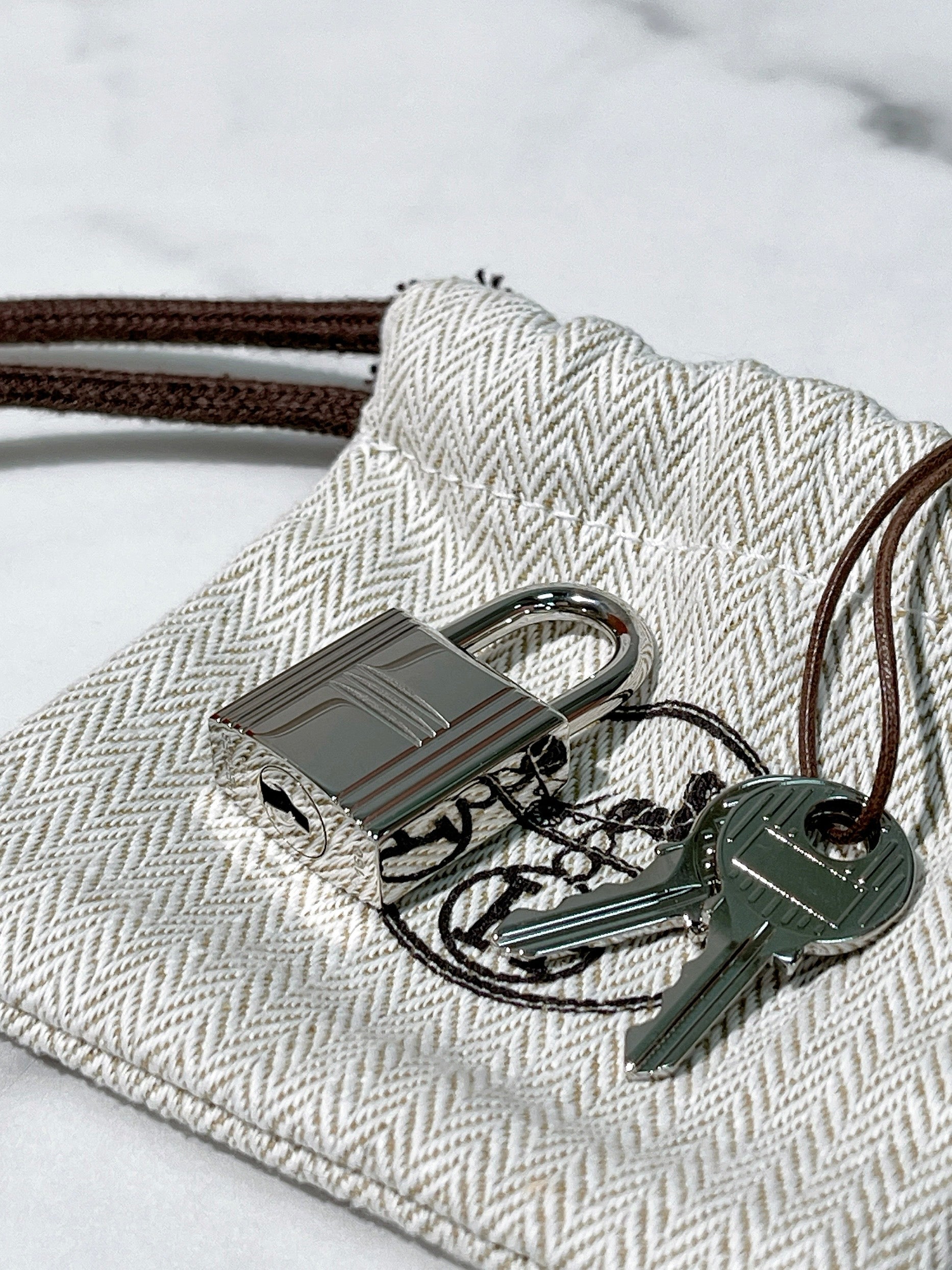 HERMES PICOTIN 18 ROSE SAKURA/SILVER