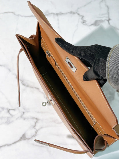 HERMES KELLY DEPECHES 36 GOLD/SILVER