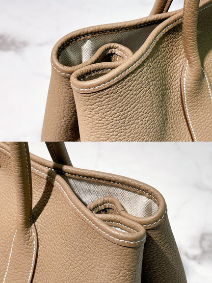 HERMES GARDEN PARTY 36 ETOUPE/SILVER