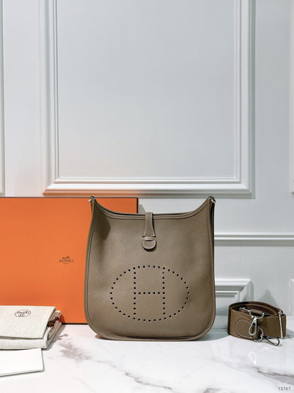 HERMES EVELYNE 29 ETOUPE/SILVER