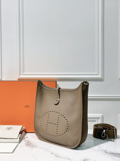 HERMES EVELYNE 29 ETOUPE/SILVER