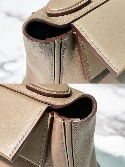 HERMES MINI 2424, ETOUPE/SILVER