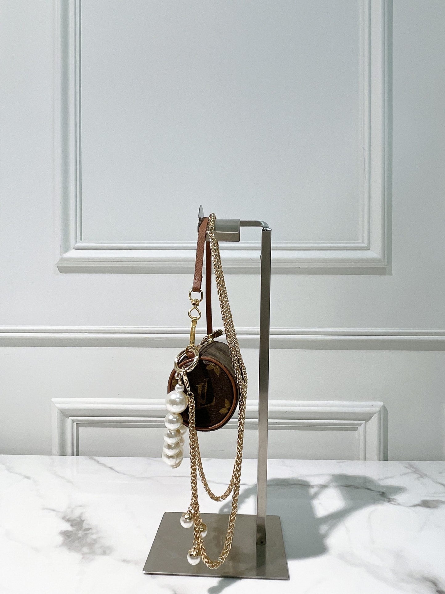 LV VINTAGE MINI ROLLER, MONOGRAM