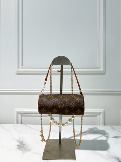 LV VINTAGE MINI ROLLER, MONOGRAM