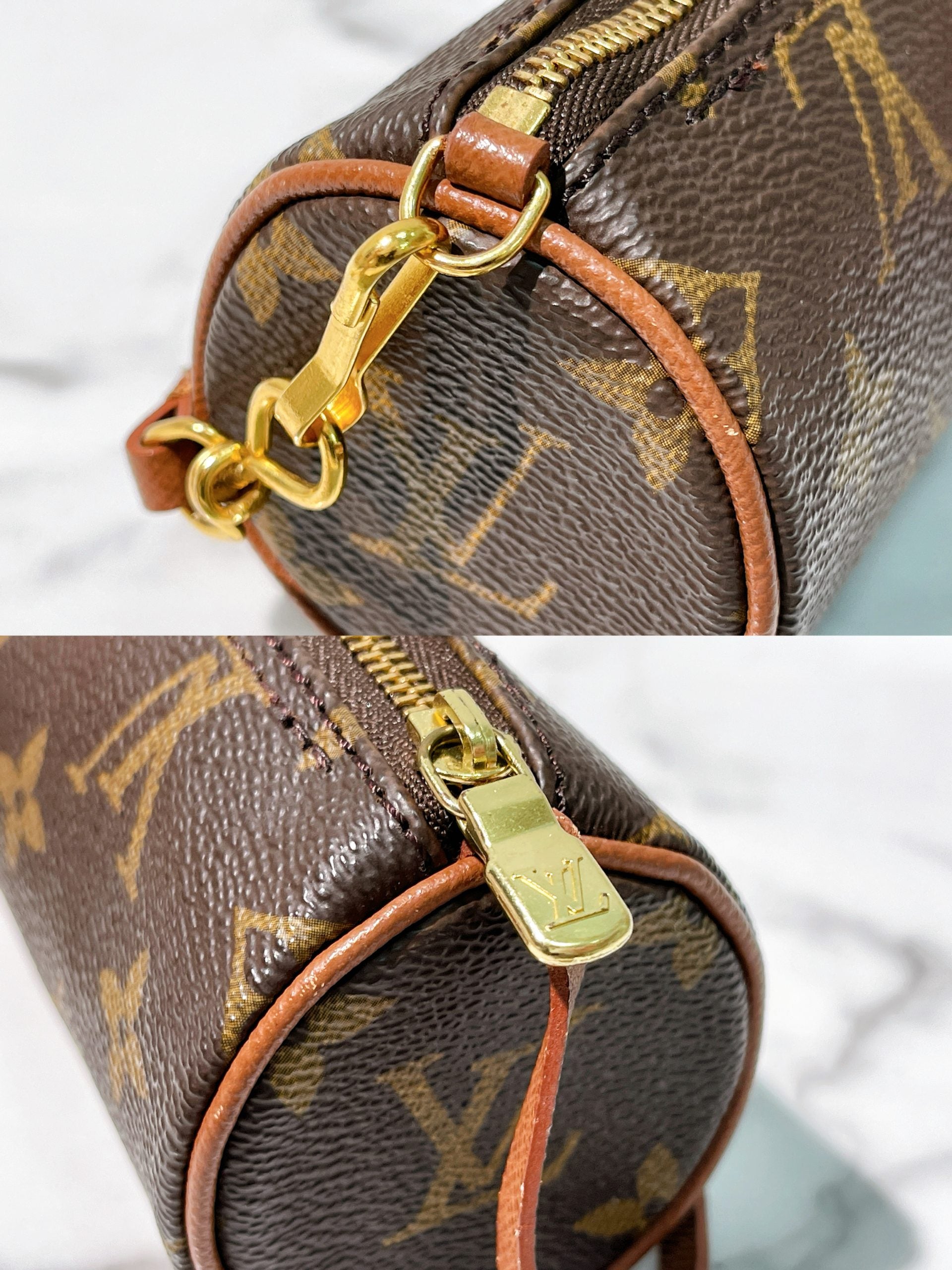 LV VINTAGE MINI ROLLER, MONOGRAM