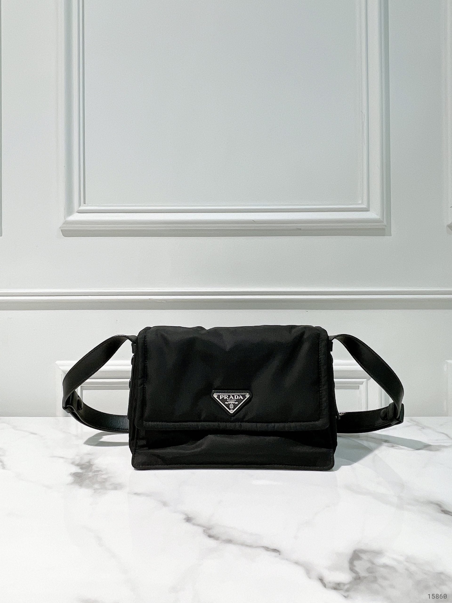 PRADA SMALL PADDED SHOULDER BAG