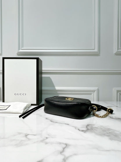 GUCCI MARMONT MINI CAMERA BAG