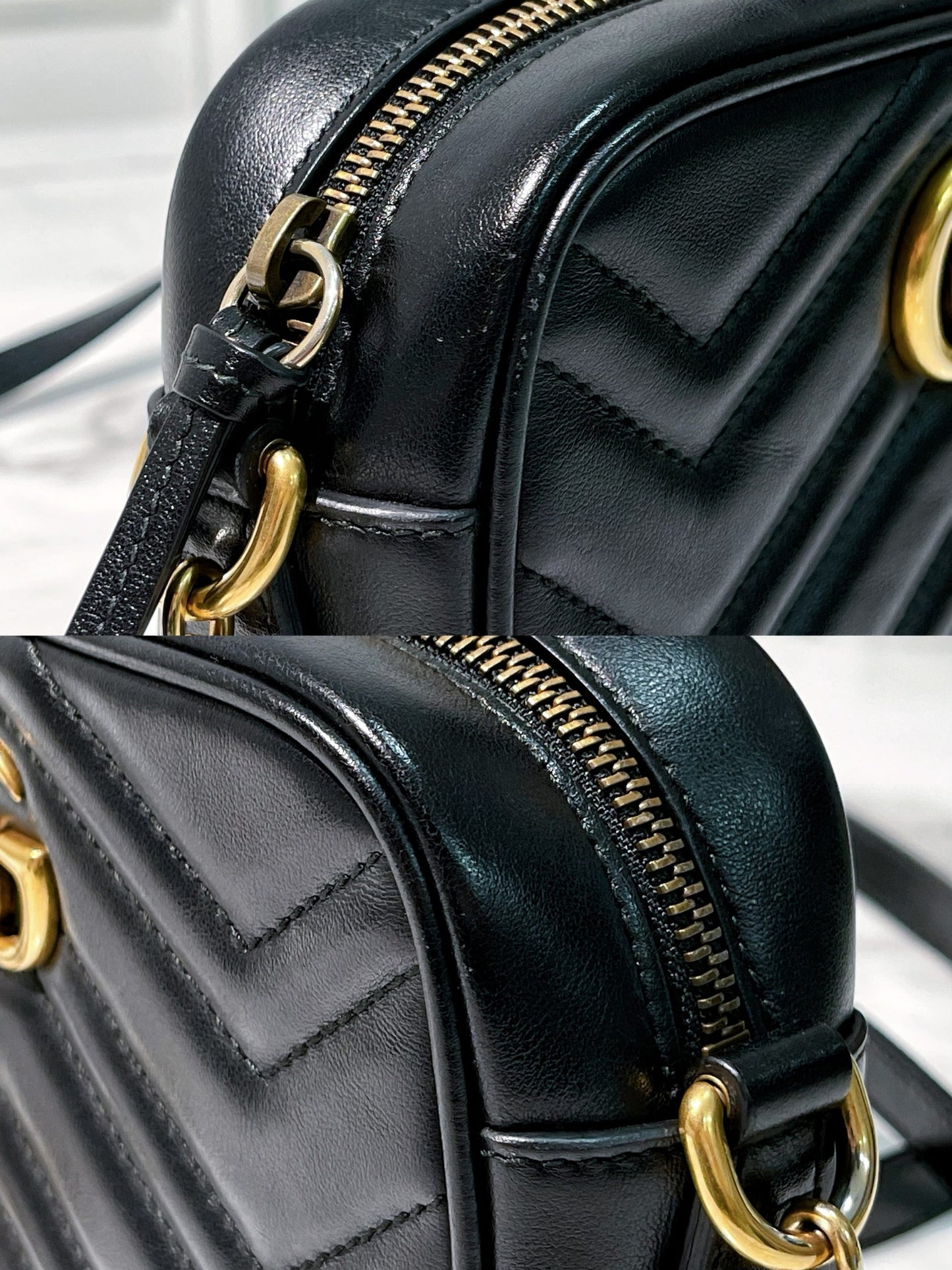 GUCCI MARMONT MINI CAMERA BAG