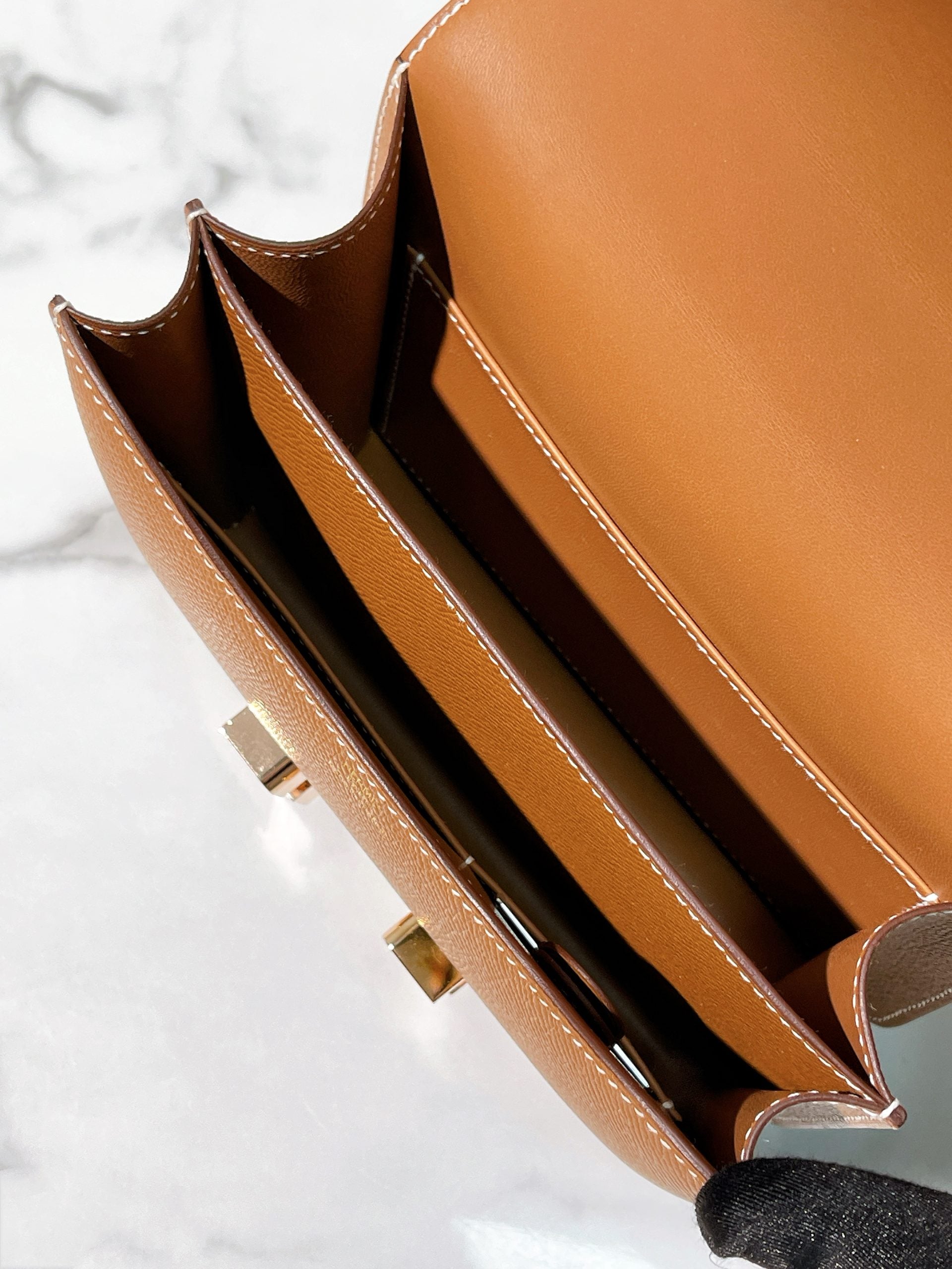 HERMES CONSTANCE MINI, GOLD/ ROSE GOLD