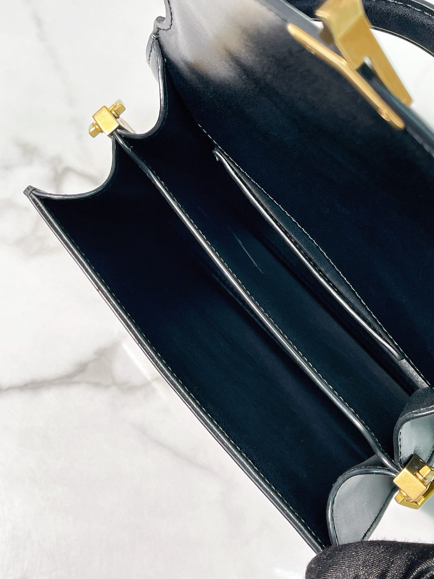 YSL CASSANDRA MINI TOP HANDLE BAG, No Strap