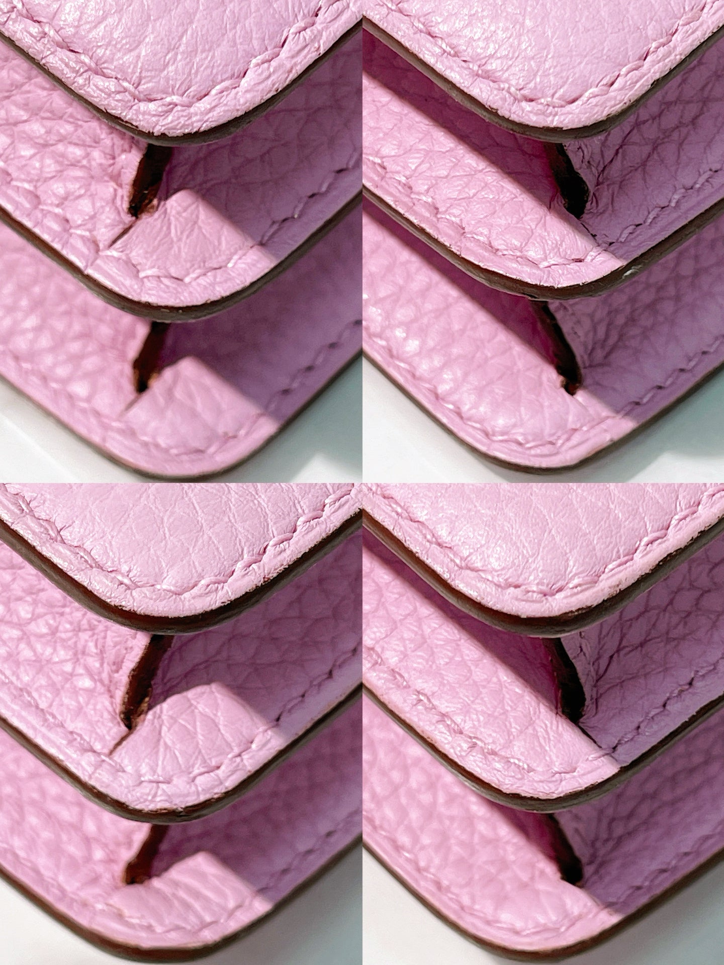 HERMES ROULIS 23, MAUVE SYLVESTRE/SILVER