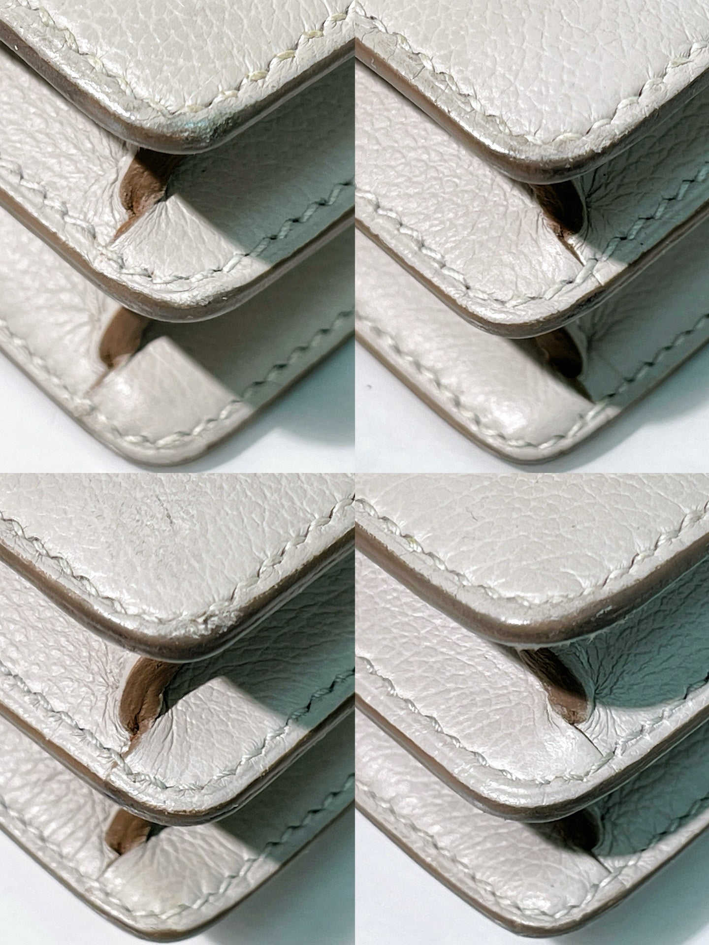 HERMES ROULIS MINI, GRIS PERLE/GOLD