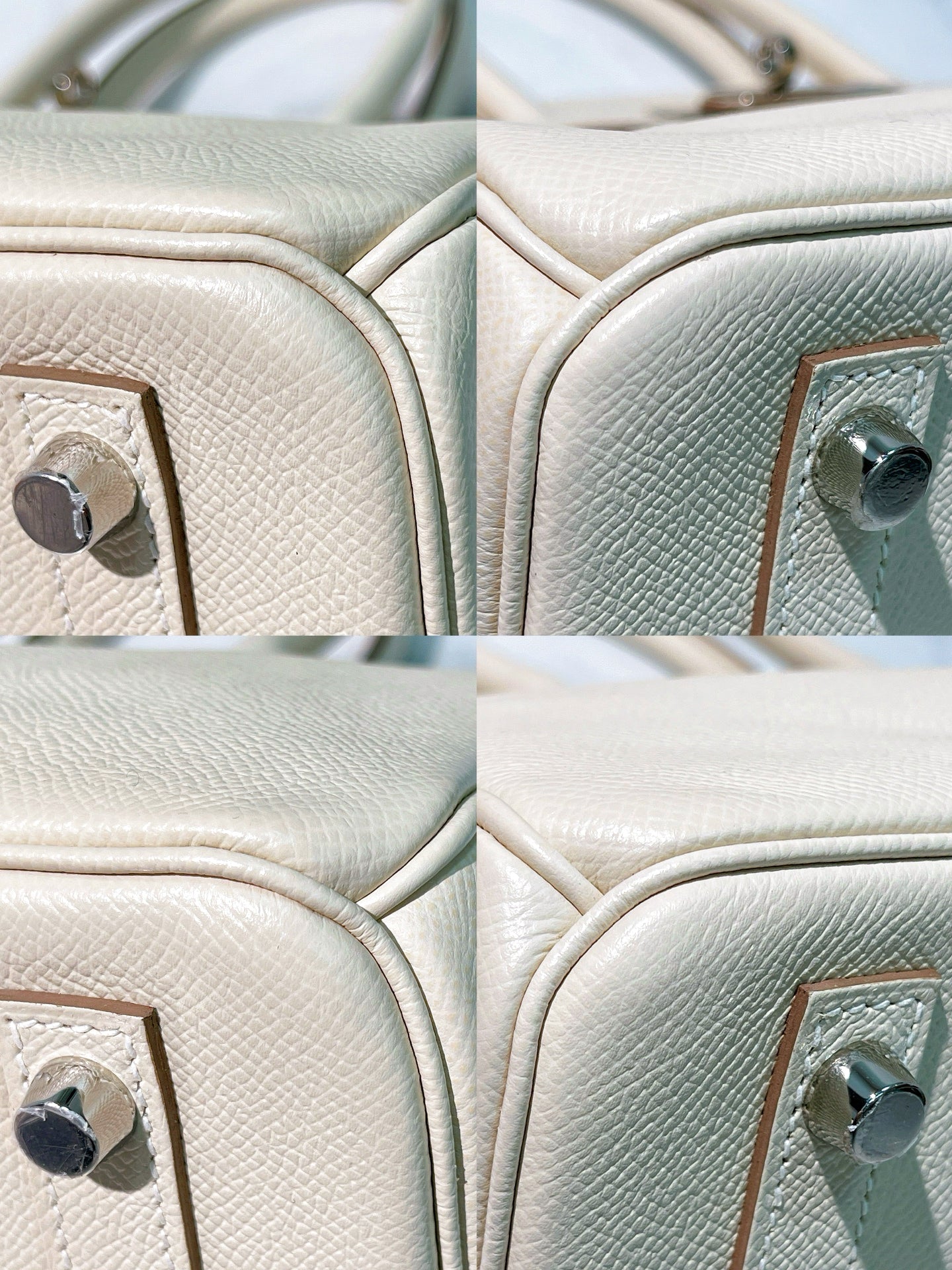 HERMES BIRKIN 30, CRAIE/SILVER