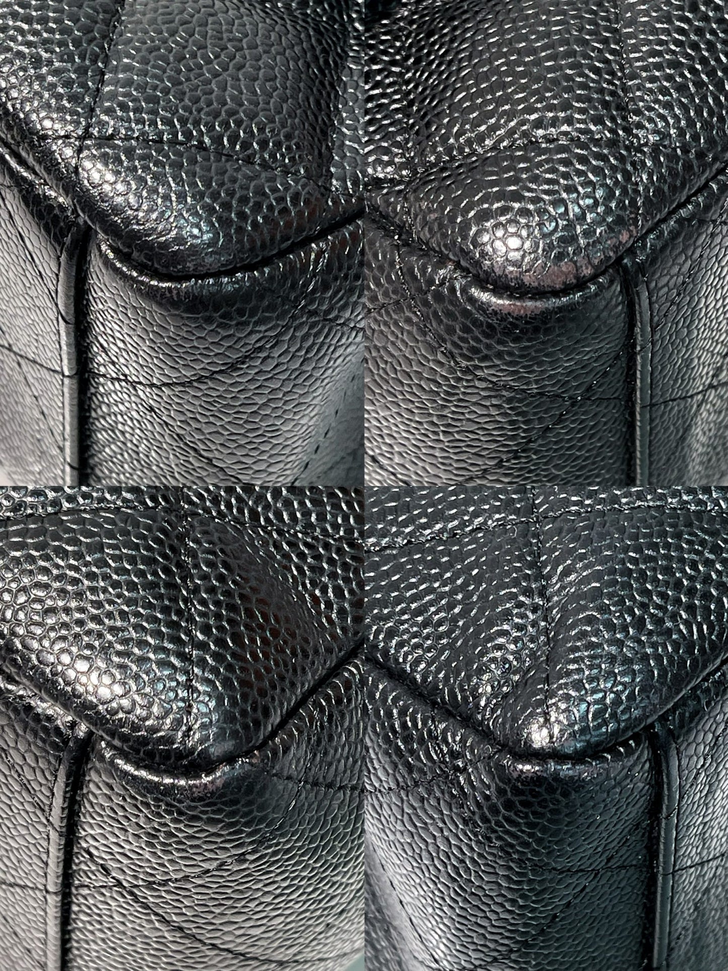 CHANEL CLASSIC FLAP MAXI, BLACK/SILVER