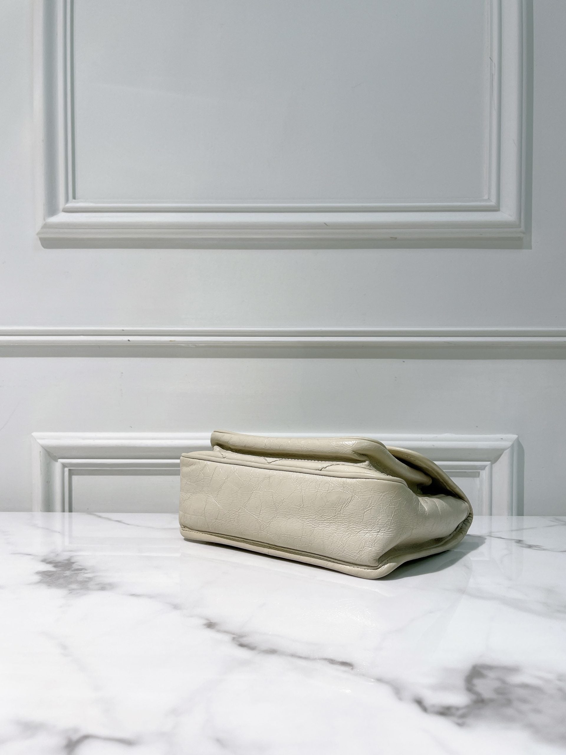 YSL NIKI BABY, White/Silver