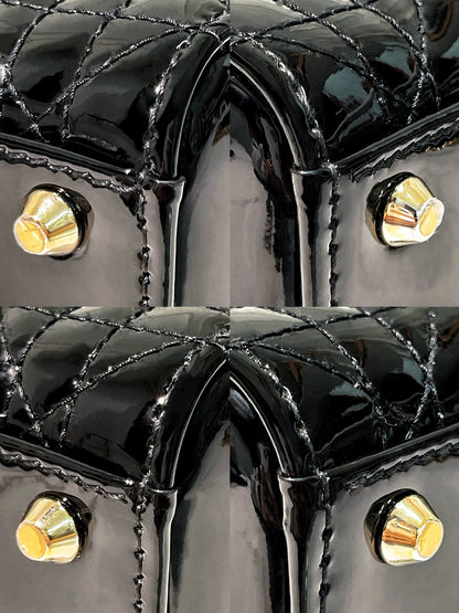 DIOR MINI LADY, Black/Gold