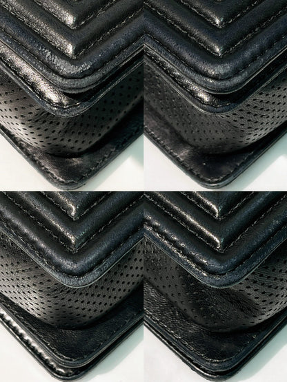 CHANEL LEBOY LARGE, Black/Silver