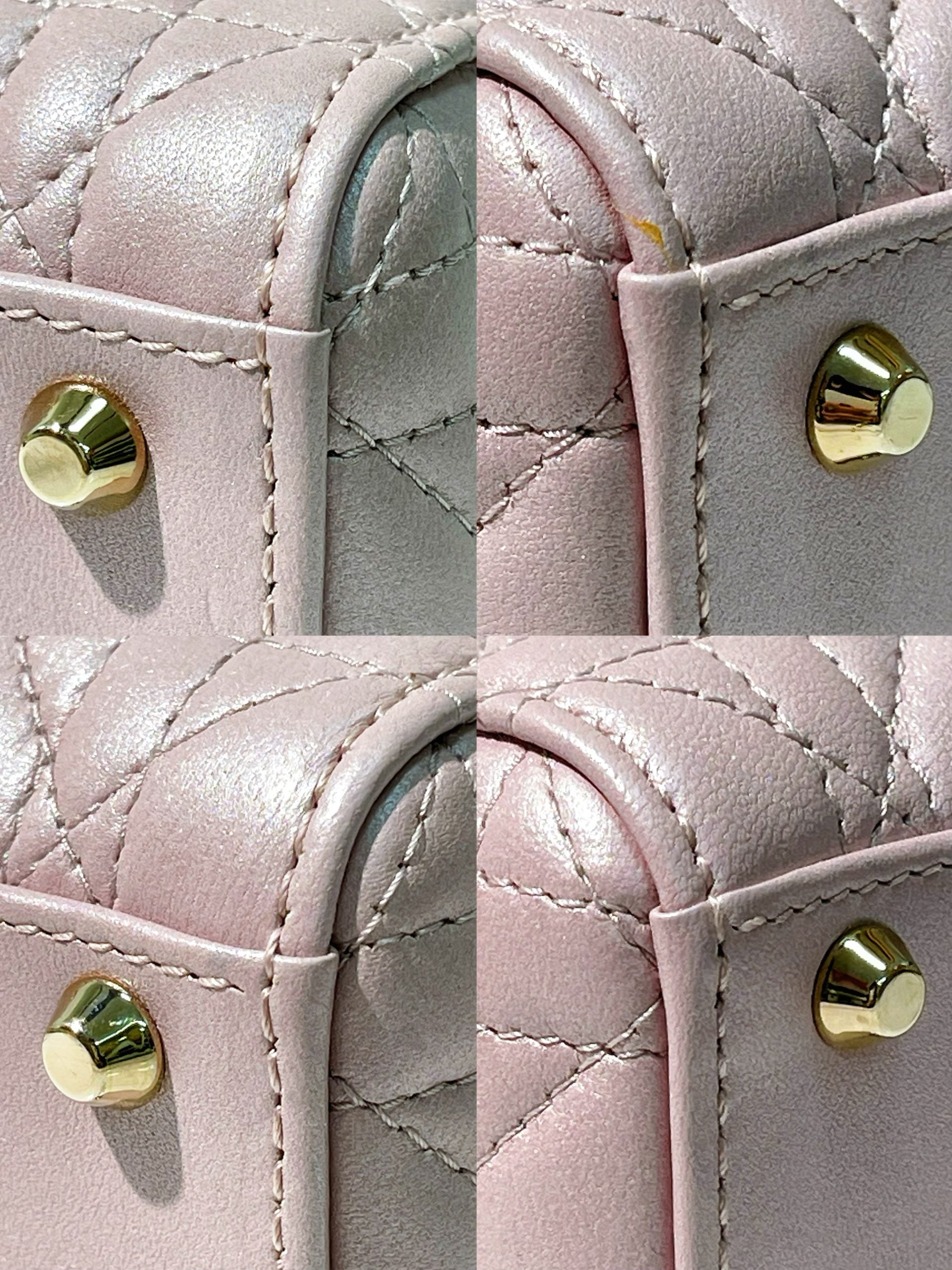 DIOR MINI LADY DIOR, Pink/Gold