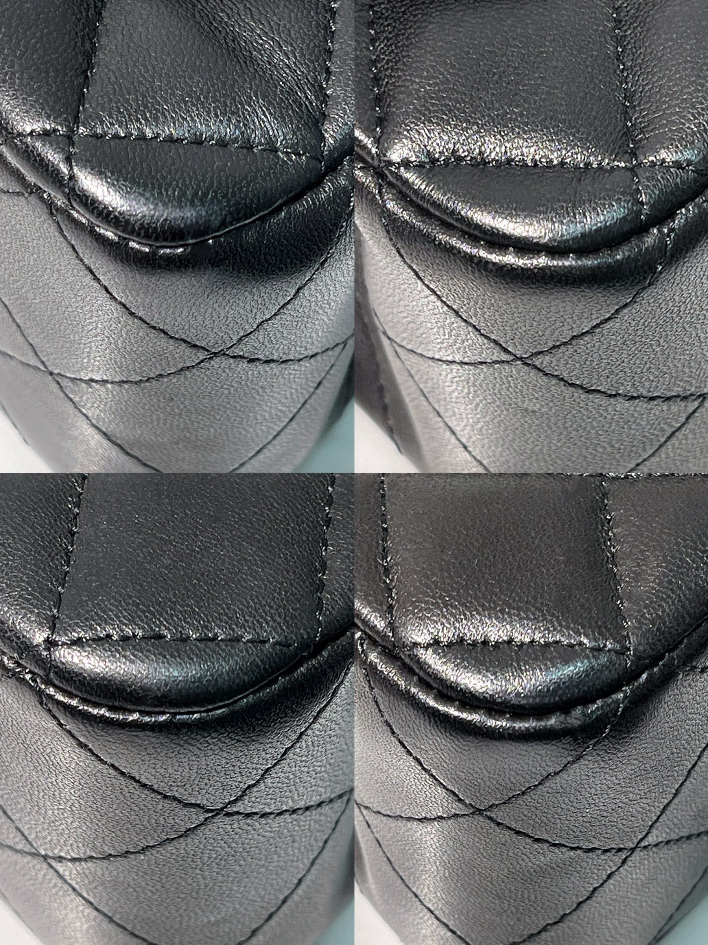 CHANEL CLASSIC FLAP, Black/Silver