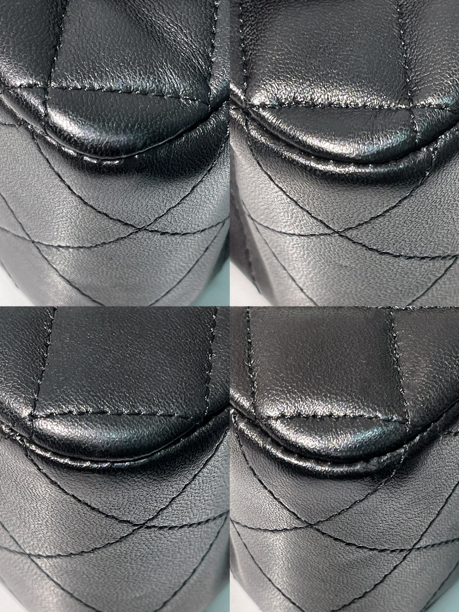 CHANEL CLASSIC FLAP, Black/Silver