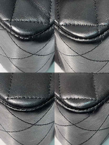 CHANEL CLASSIC FLAP, Black/Silver