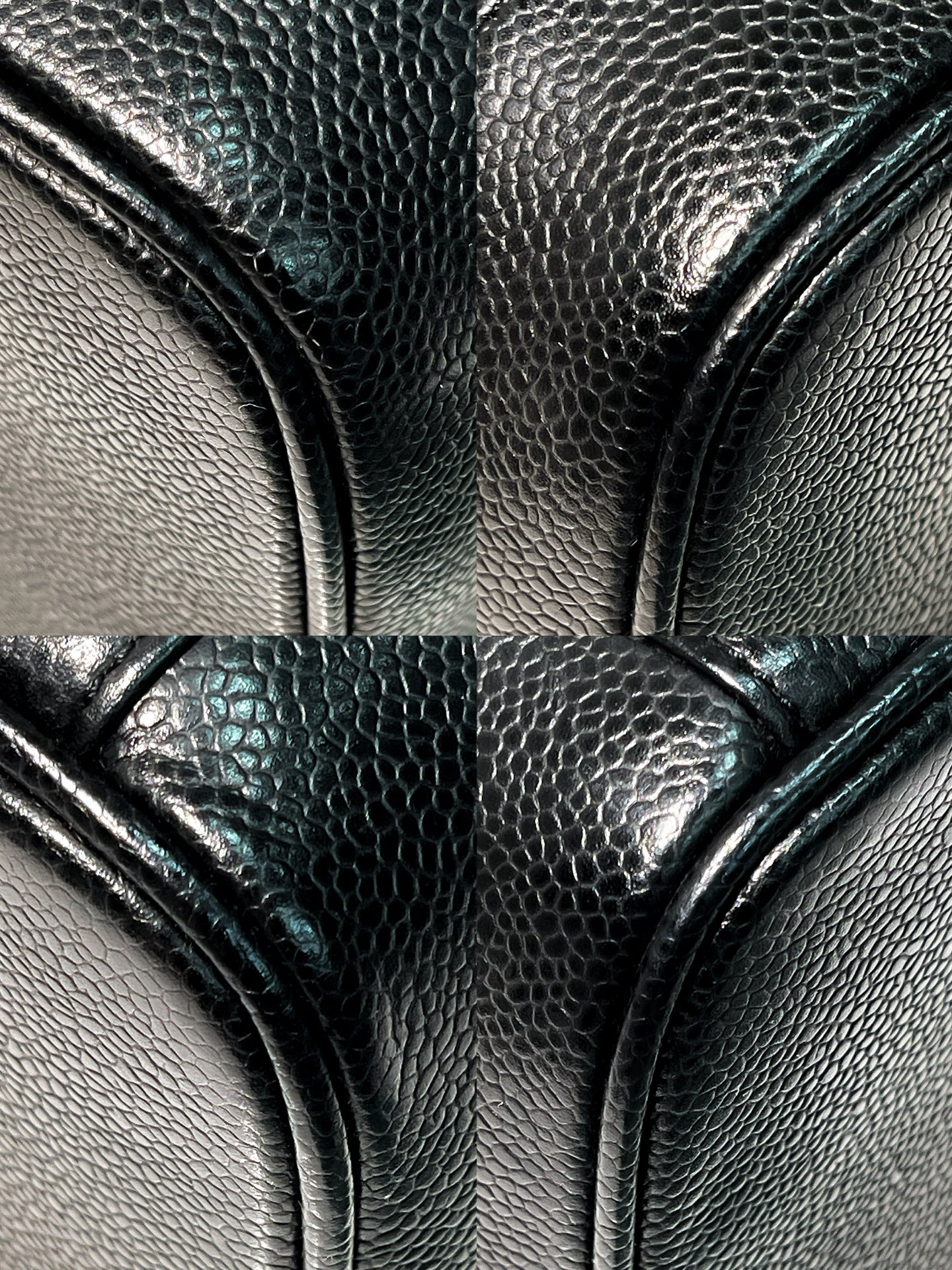 CHANEL VINTAGE CASE, Black/Gold