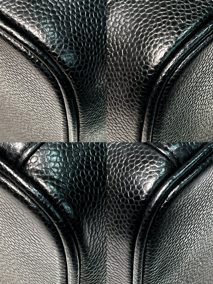 CHANEL VINTAGE CASE, Black/Gold