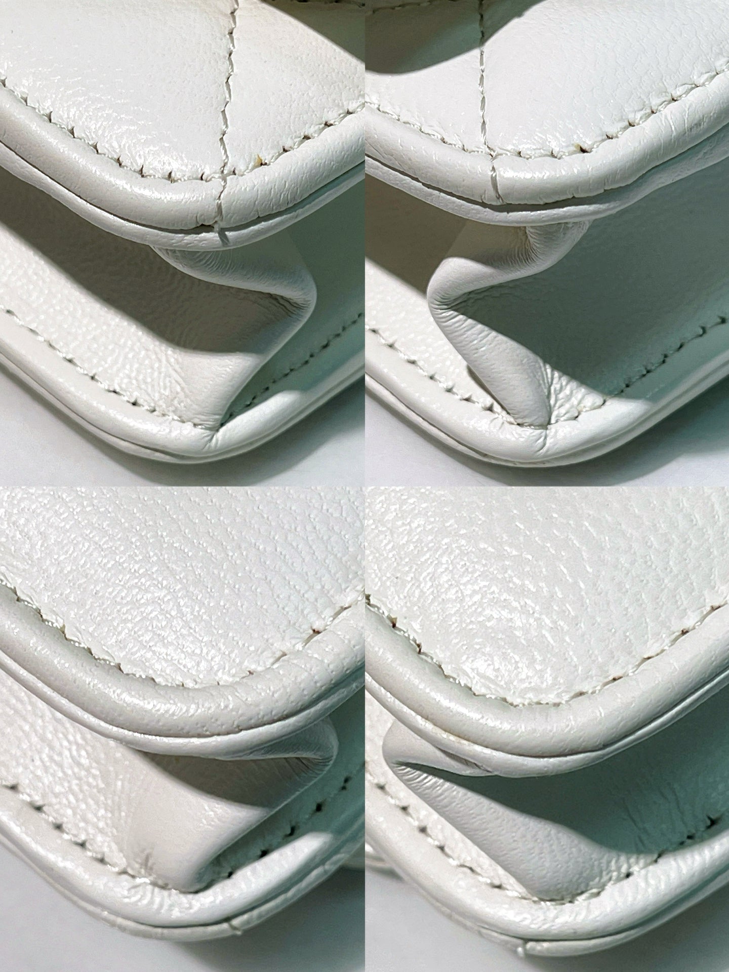 CHANEL 19 WOC, White/Gold