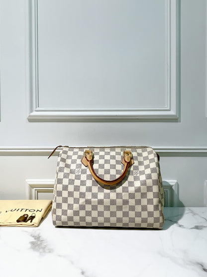 LV SPEEDY 30 HANDBAG, Damier