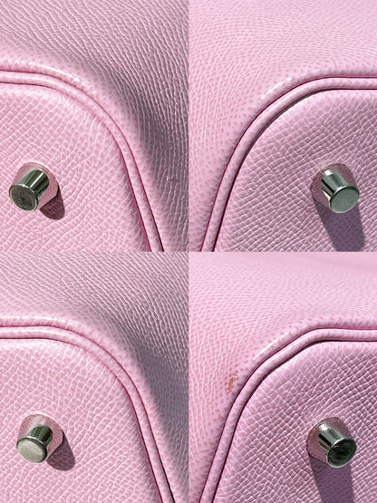 HERMES PICOTIN 22, Mauve Sylvestre/Silver