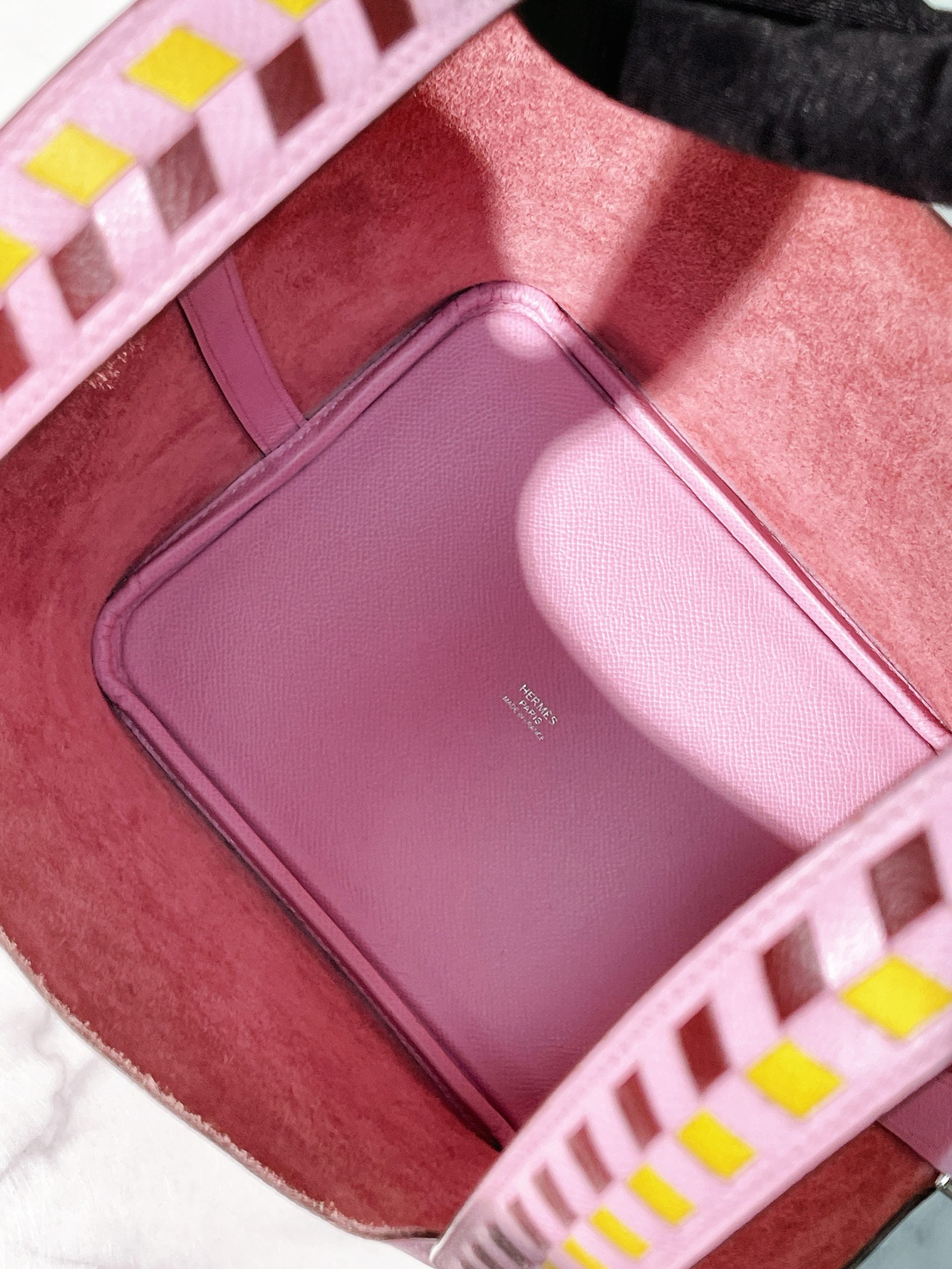 HERMES PICOTIN 22, Mauve Sylvestre/Silver