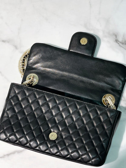 CHANEL WESTMINSTER FLAP, Black/Gold