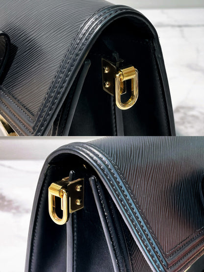 LV DAUPHINE MM, Black/Gold