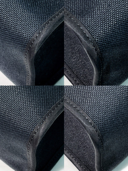 HERMES HERBAG 31, Noir/Noir/Silver