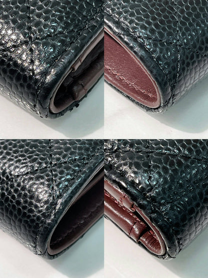 CHANEL CLASSIC WALLET, Black/Gold